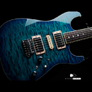 【SOLD】T's Guitars DST Pro 22 Cusom  Quilted Maple “Trans Blue Burst”