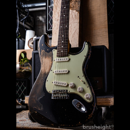 JW Black Guitars Japan “Like Black 1” JWB JP S with "King Tone Guitar Bluebird J1 Guitar Pickups搭載"