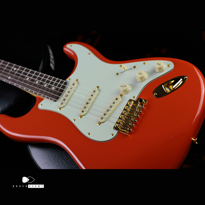 【SOLD】J.W Black Guitars USA JWB-S  "Fiesta Red&Gold"  JWB-G04