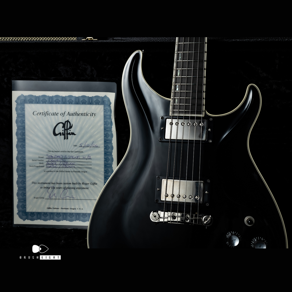 【SOLD】Giffin Guitars Standard 6 Strings Black 2006’s