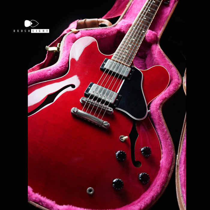 Gibson USA 1992年製 ES-135 チェリーレッド セミアコ - 楽器/器材