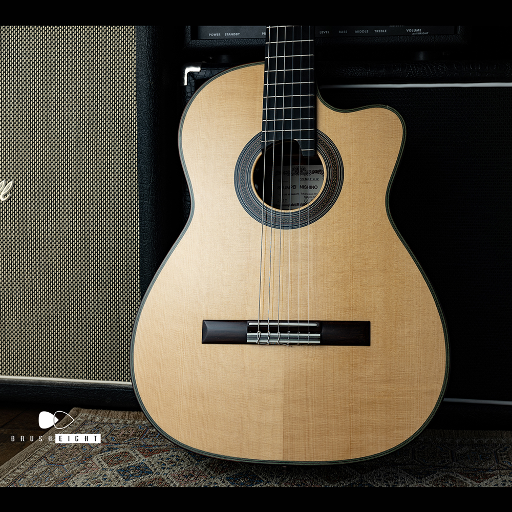 【HOLD】Shunpei Nishino (西野春平) NR.3 CWE 650mm “Spruce Top” Brush eight Selected with Super Light Case