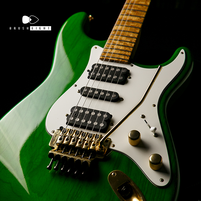 【SOLD】Moon Custom Guitars ST Type  HSH  “Tom Anderson” Bird’s-Maple Neck  1980～1990’s