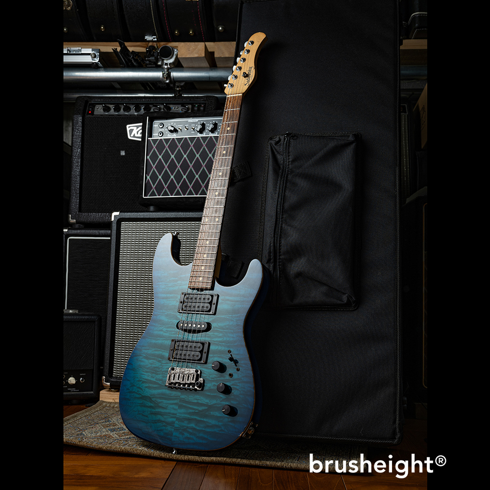 Sadowsky NYC Standard S-Style Quilted Maple Top "Bora Blue" 2003's