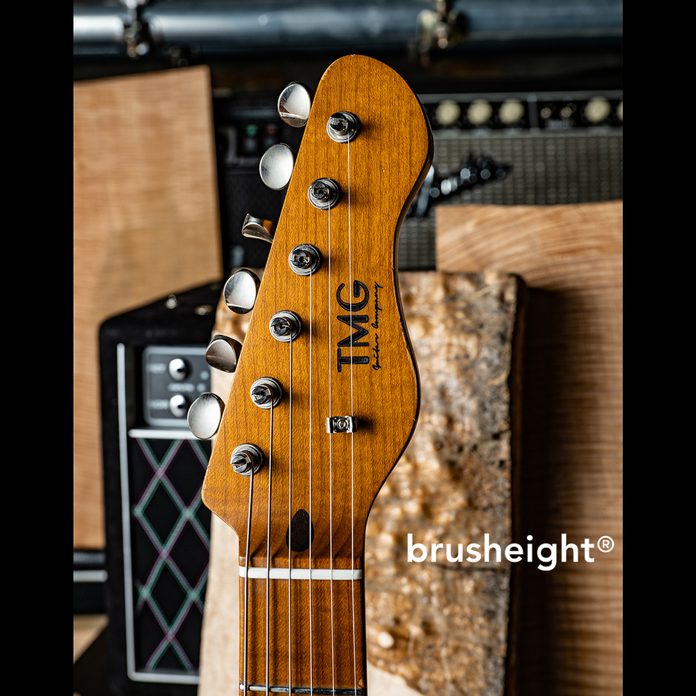 TMG Guitar Co. Gatton “Blackguard” Butterscotch  Light Aging & Checking “1P RoastedMaple”