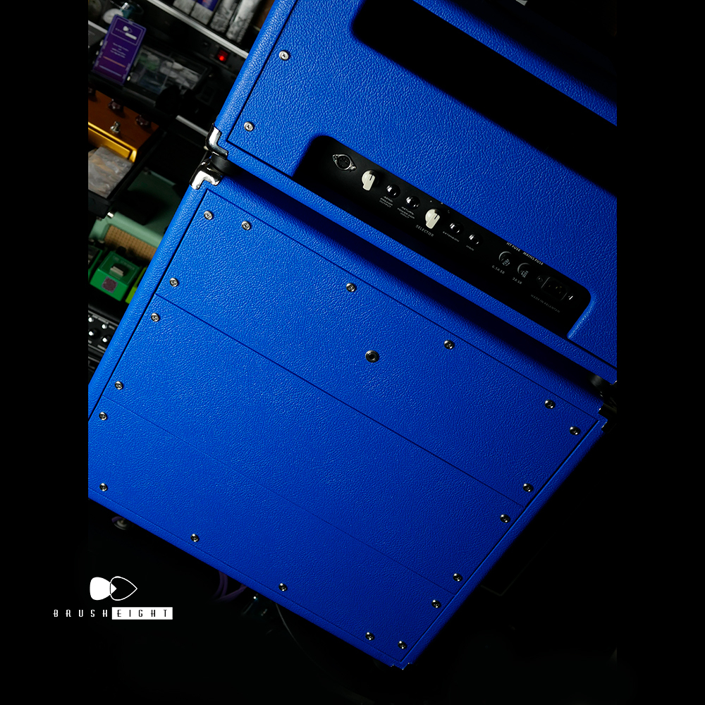 【SOLD】Ceriatone OTS 20 MINI “Lunch Box” Brush eight Custom “1×12 Blue Tolex Cab Custom”