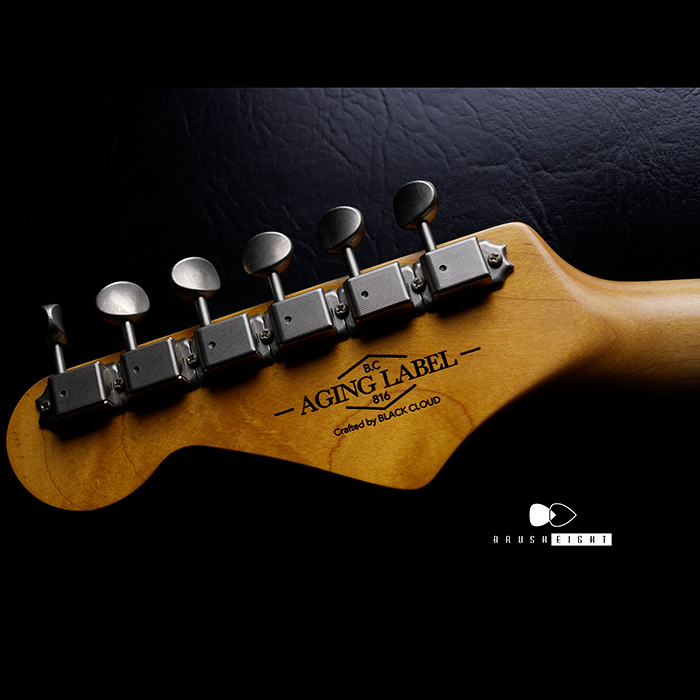【SOLD】Black Cloud Guitar Aging Label  Sigma SSH Blonde & Fiesta Red”